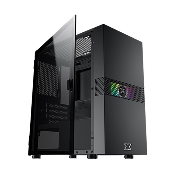 Vỏ case Xigmatek FADIL 1F - EN47970 (Màu Đen/ 1 Fan RGB)