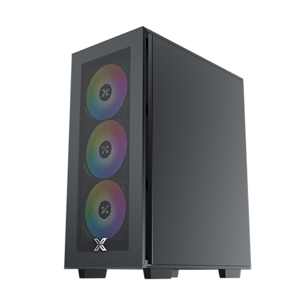 Vỏ máy tính Xigmatek LUX E 3FX (EN47802) kèm 3 Fan màu đen