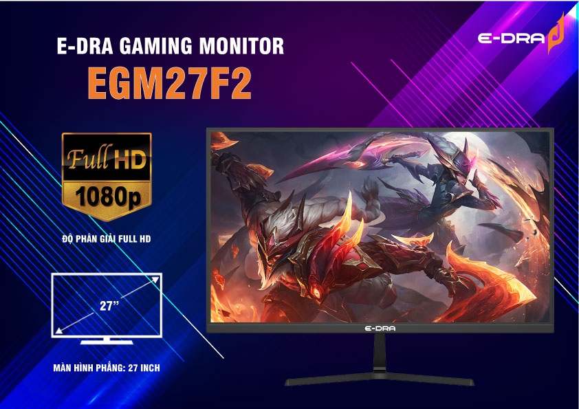 Màn hình Gaming E-DRA EGM27F2 27 inch FullHD 165hz