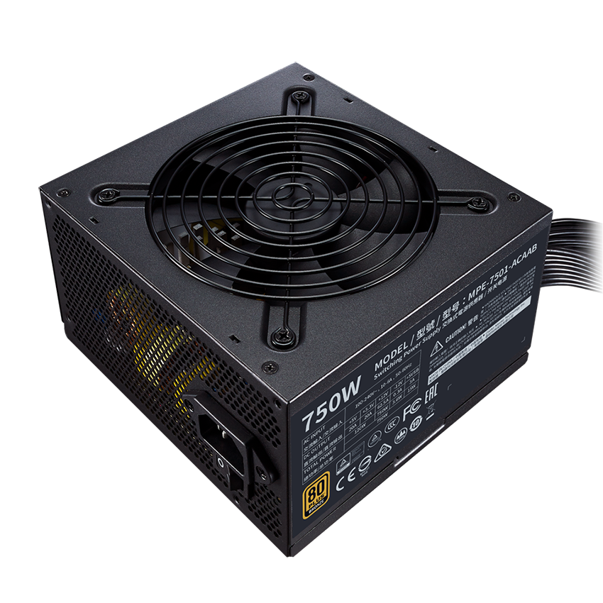 Nguồn Cooler Master MWE Bronze V2 750w (80 Plus Bronze/Màu Đen)