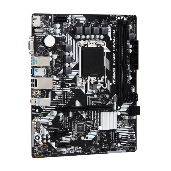 Mainboard Asrock B760M HDV/M.2 DDR4 (Intel B760/ Socket 1700/ M-ATX/ 2 khe ram/ DDR4)