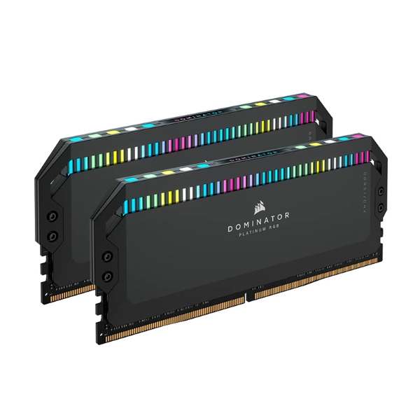 RAM CORSAIR DOMINATOR PLATINUM RGB BLACK HEATSPREADER (CMT32GX5M2B5600C36) 32GB (2X16GB) DDR5 5600MHZ