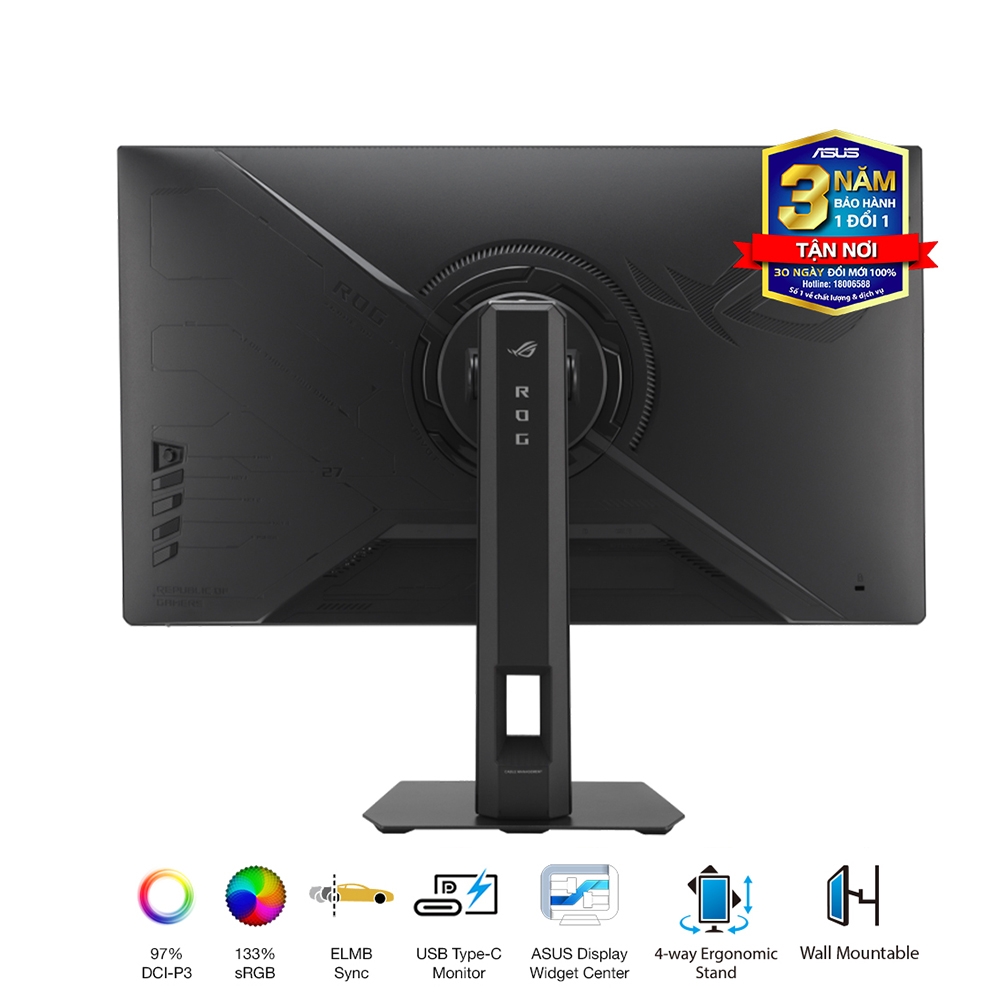 Màn Hình Gaming ASUS ROG Strix XG27ACMES (27 inch - IPS - 2K - 255Hz - 1ms)