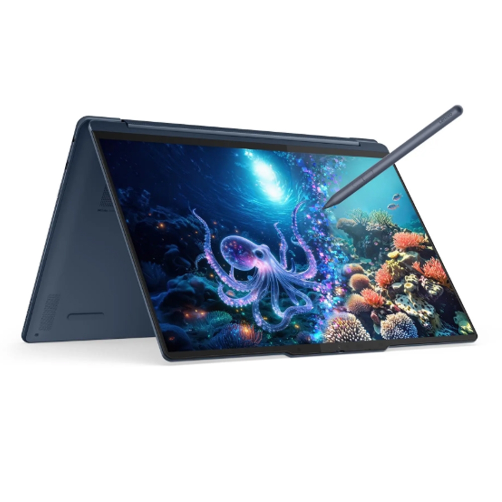 Laptop Lenovo Yoga 9 2-in-1 14ILL10 83LC002LVN OLED (Ultra 7 258V/ 32GB/ 1TB SSD/ 14 inch 4K WQUXGA Touch/ Win 11/ Office/ Vỏ nhôm/ USB-C + Bao da/ Pen/ 3Y)