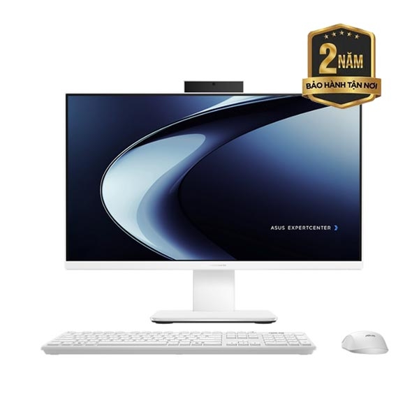 Máy tính AIO Asus P440VAK-WPC044W (i5 13420H/ 16GB/ 512GB SSD/ 23.8inch/ Key + Mouse Wireless/ Win11/ White/ 2Y)