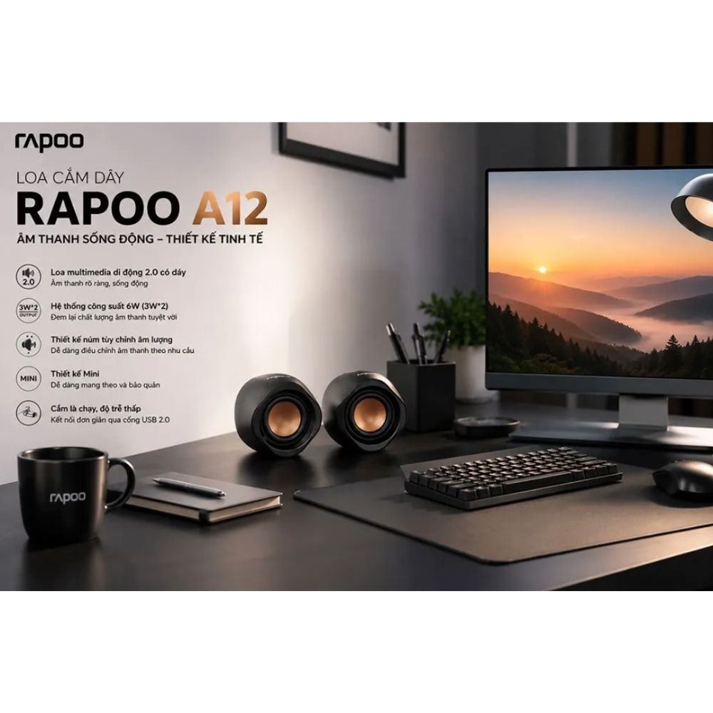 Loa vi tính Rapoo A12