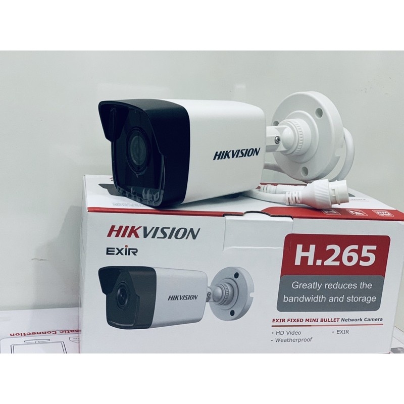 Camera IP thân trụ 2MP Hikvision DS-2CD1023G0E-I(L)
