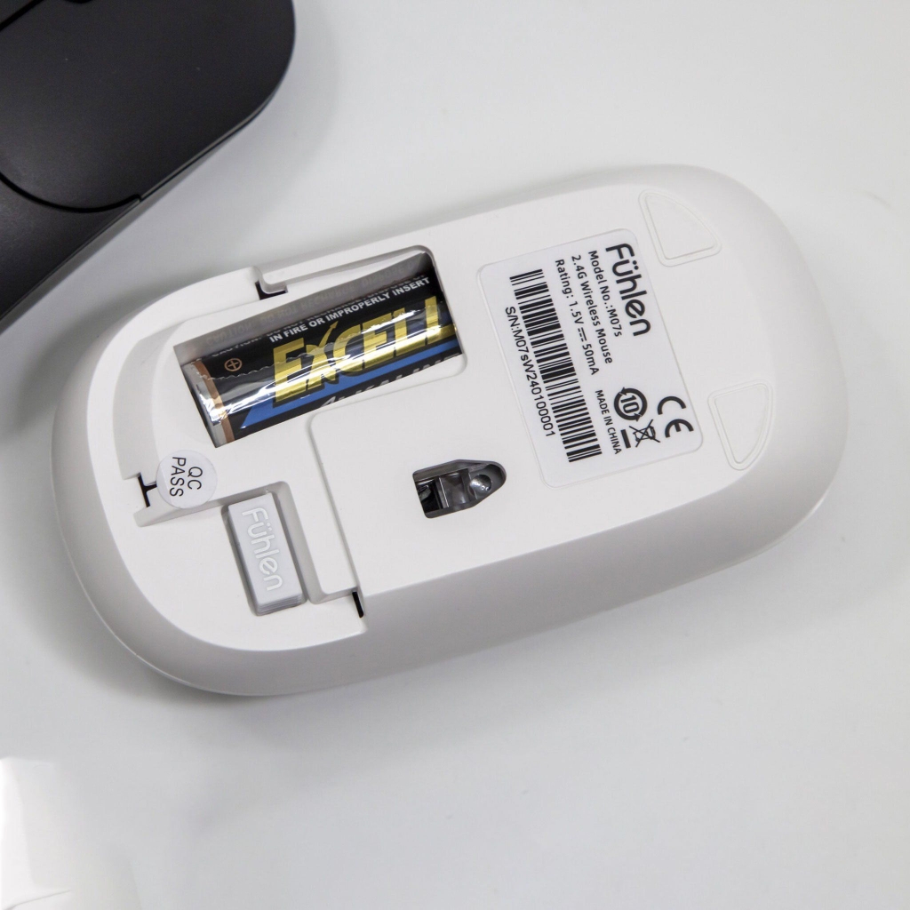Chuột không dây Fuhlen M07S White (Wireless 2.4Ghz)