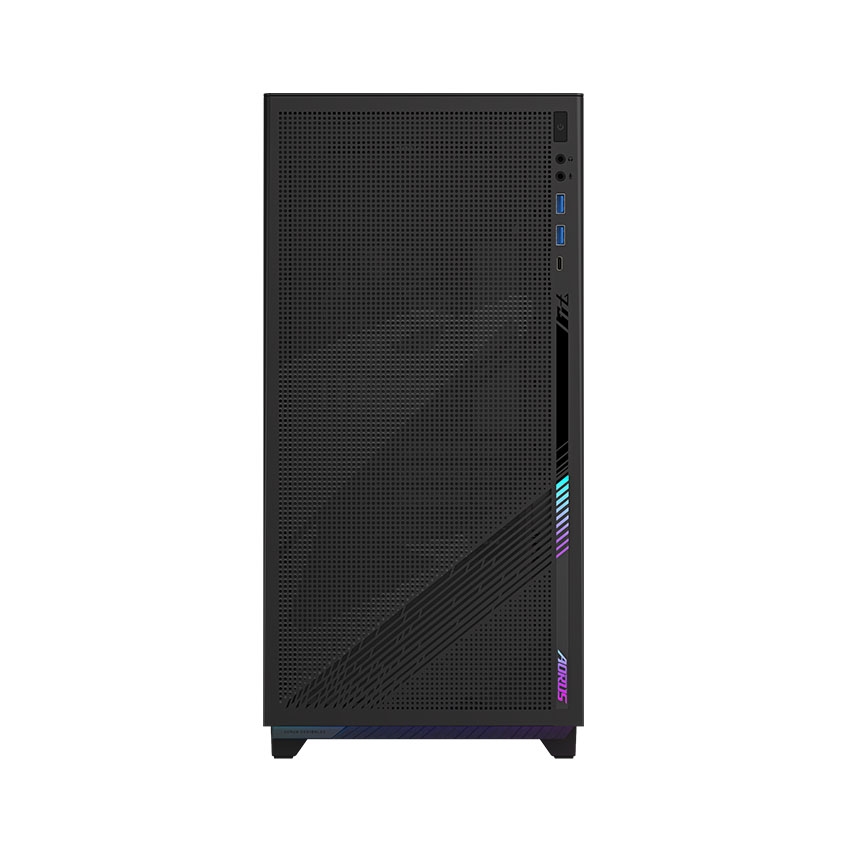 Vỏ Case Gigabyte AORUS C400 GLASS (ATX/Màu đen/kèm 4 quạt ARGB)
