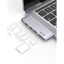Bộ mở rộng UGREEN 80856 Mở rộng cổng HDMI, PD, Sd, TF - 2 x Usb A 3.0