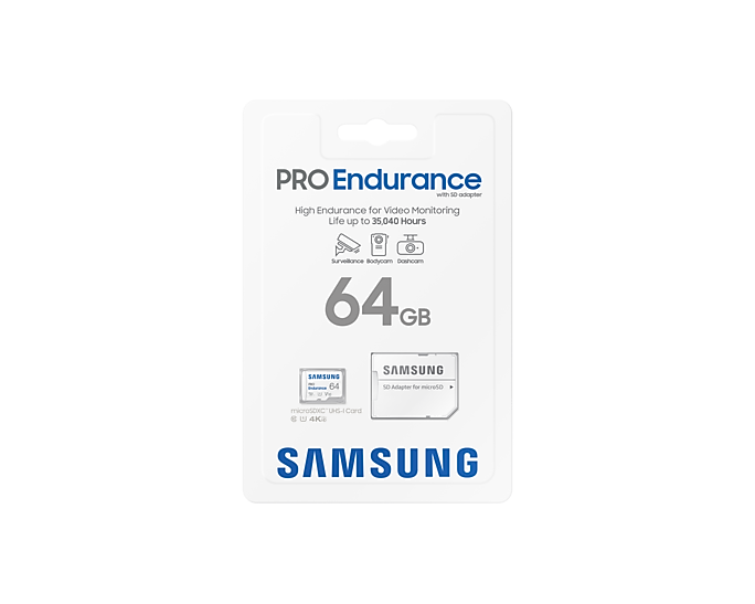 Thẻ nhớ Samsung Pro Endurance microSDXC UHS-I 64GB MB-MJ64KA/APC