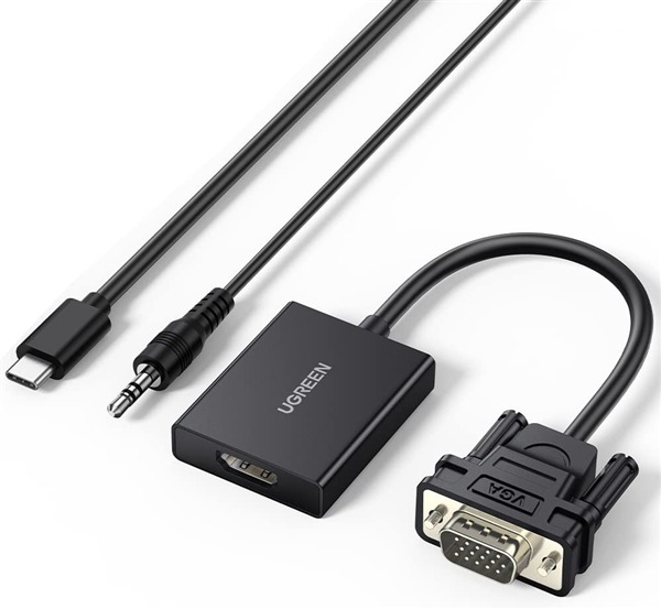 Cáp chuyển đổi VGA sang HDMI Ugreen 50945 (Đen)