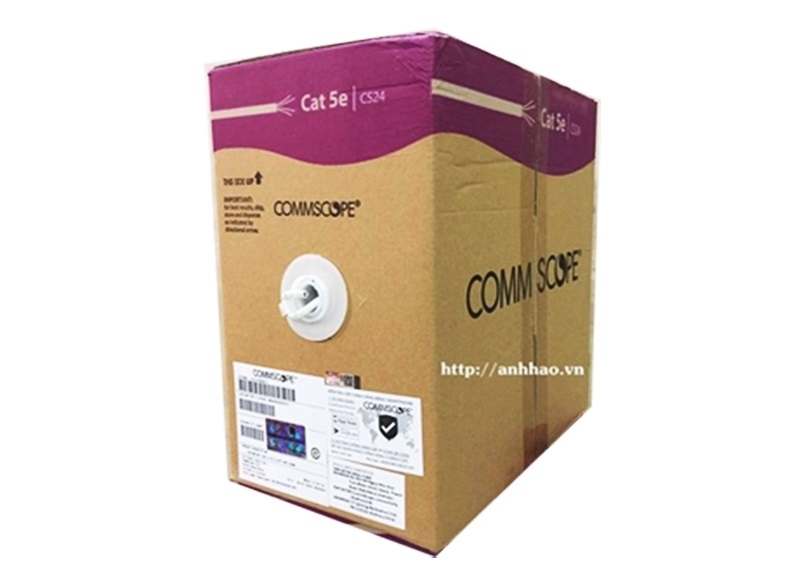 Cáp mạng Commscope U/UTP, Cat.5e, 4 đôi, 24 AWG, P/N: 6-219590-2