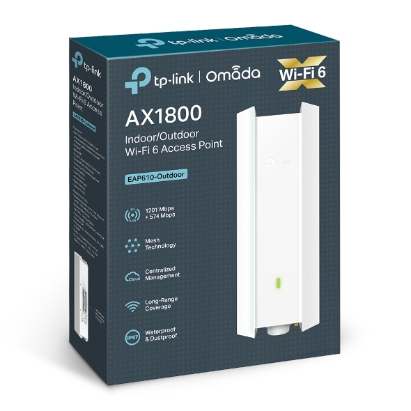 Access Point WiFi 6 Trong Nhà/ Ngoài Trời TP-link EAP610-Outdoor Chuẩn AX1800