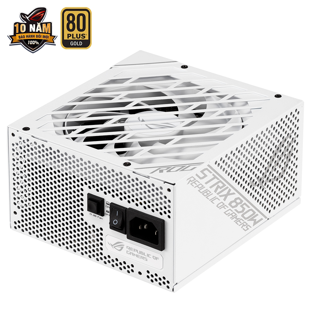 Nguồn Asus Rog Strix 850W Gold - White Edition