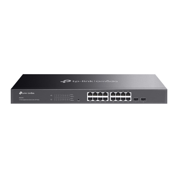 Omada 16-Port Gigabit Smart Switch with 2 SFP Slots TP-LINK TL-SG2218