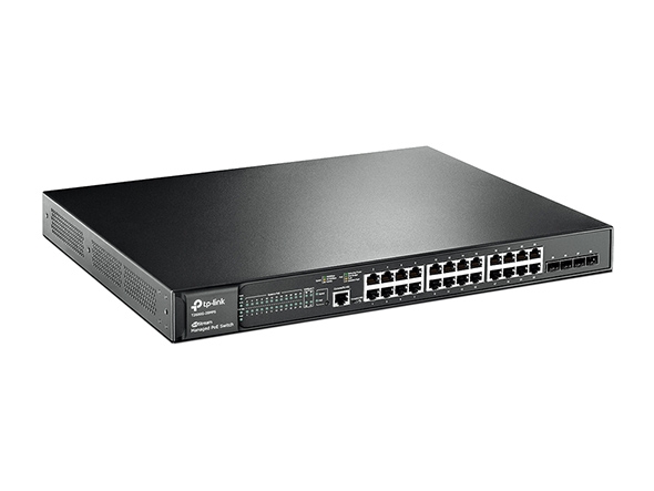 Switch TP-Link T2600G-28MPS (TL-SG3424P) 24 cổng gigabit và 04 cổng SFP
