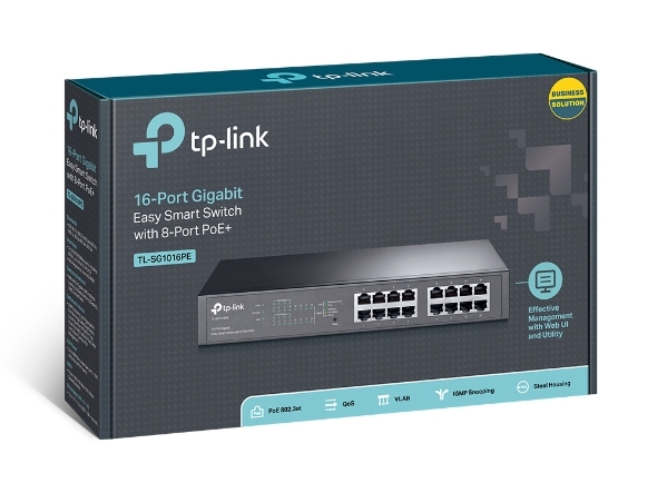 Cổng chi mạng TP-Link TL-SG1016PE 08 cổng PoE+