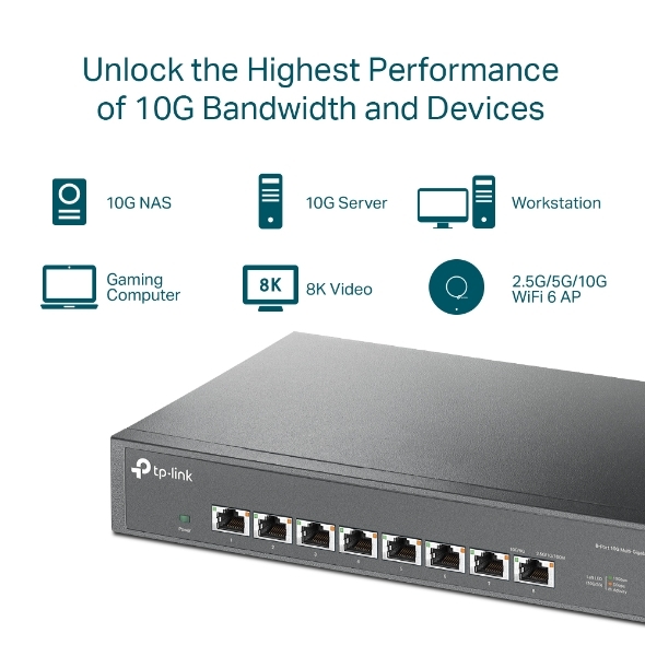 Switch 8 cổng 10G TP-LINK TL-SX1008