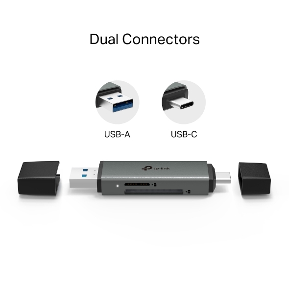Đầu đọc thẻ USB 3.0 Type-C&A dành cho thẻ SD và microSD 3.0 TP-LINK UA430D