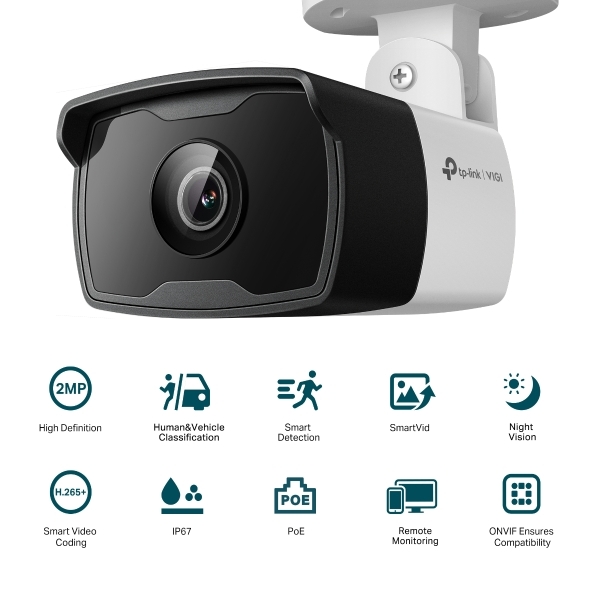 Camera IP Bullet Hồng Ngoại 2MP Ngoài Trời TP-Link VIGI C320I