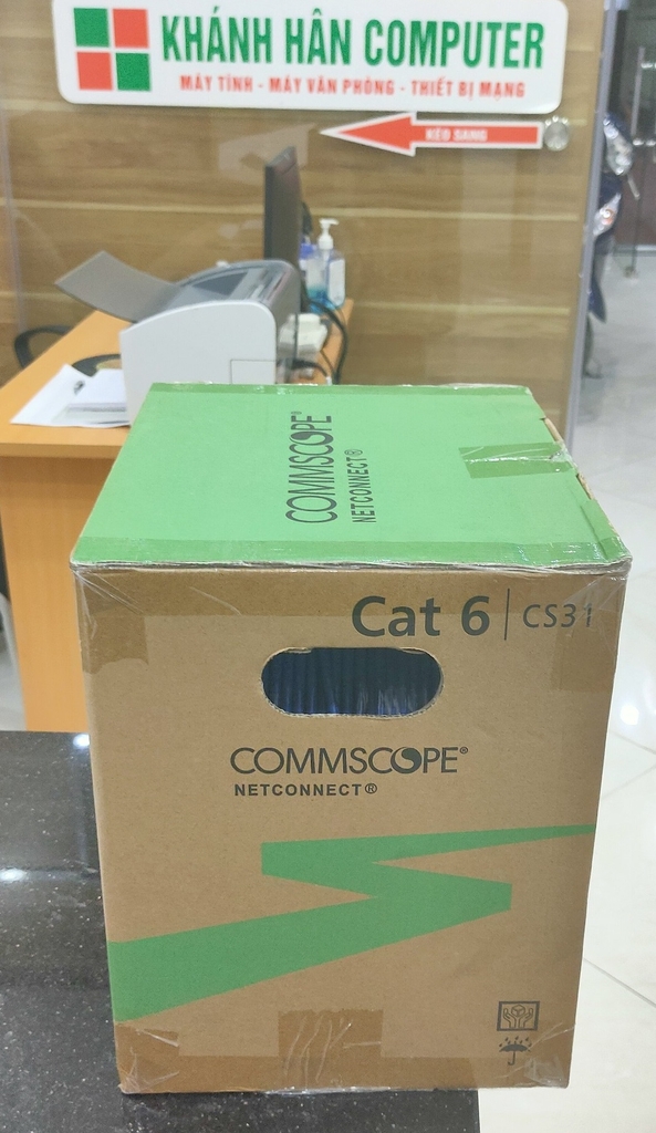 Cáp mạng Commscope UTP Cat6 Chính hãng (Cuộn 305 mét)