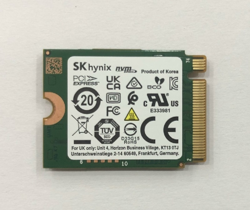 SSD Hynix BC711 256GB M2 2230 PCIe NVMe Gen 3×4