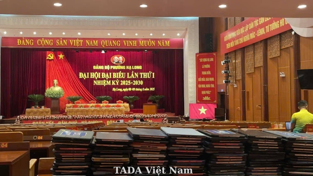 Cho Thuê 300 iPad Sự Kiện: TADA Việt Nam Đồng Hành Cùng Đại Hội Đảng Bộ Phường Hạ Long Lần Thứ I, Nhiệm Kỳ 2025-2030