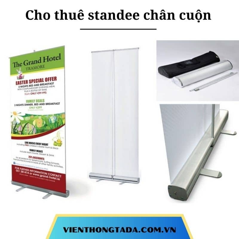 Cho thuê standee thường giá rẻ tại Hà Nội, Hải Phòng, Đà Nẵng, TP Hồ Chí Minh - Tada