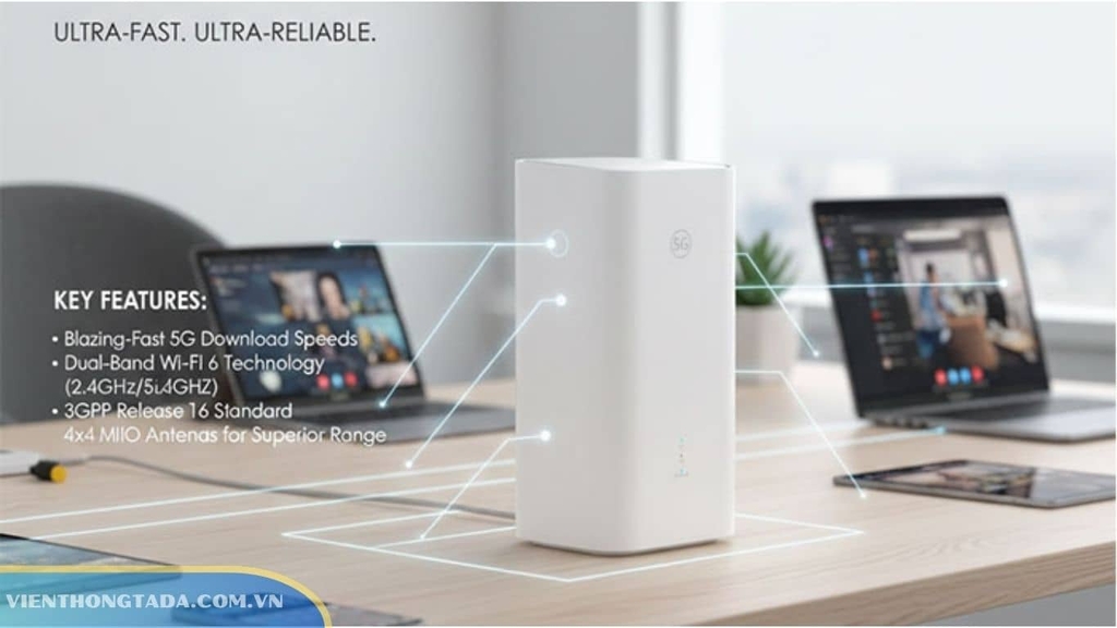 Huawei H153-381 kết nối đồng thời tối đa 128 thiết bị