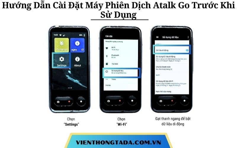 Hướng Dẫn Cài Đặt Máy Phiên Dịch Atalk Go Trước Khi Sử Dụng Nhanh Chóng, Tức Thì 