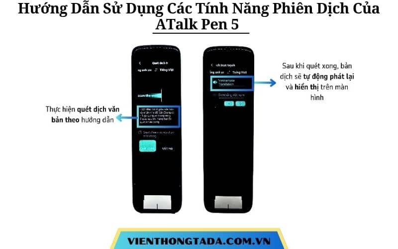 Hướng Dẫn Sử Dụng Các Tính Năng Phiên Dịch Trên ATalk Pen 5 Đơn Giản, Nhanh Chóng