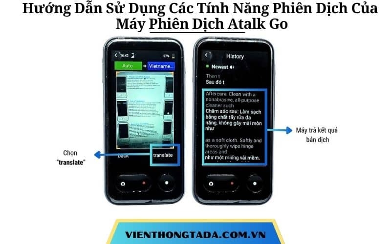 Hướng Dẫn Sử Dụng Các Tính Năng Phiên Dịch Của Máy Phiên Dịch Atalk Go Chi Tiết A-Z