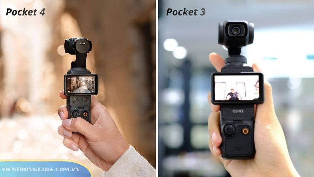 So Sánh DJI Pocket 4 Và Pocket 3: Có đáng nâng cấp không?