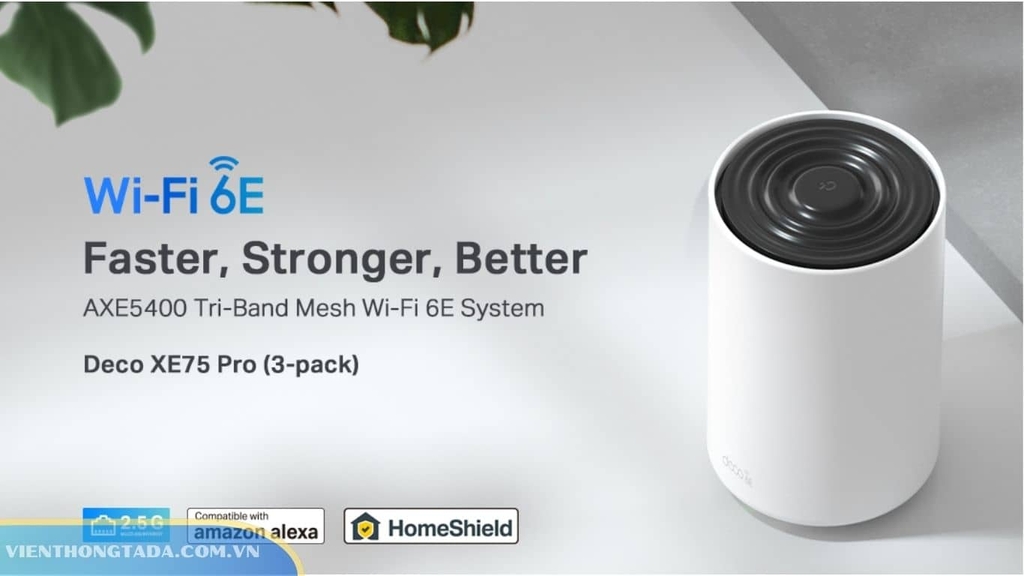 TP-Link Deco XE75 Pro sở hữu WiFi 6E AXE5400