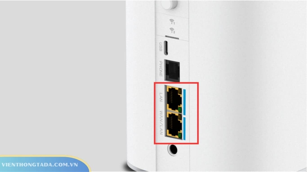 ZTE G5 Ultra được trang bị hai cổng mạng tốc độ 2.5Gbps