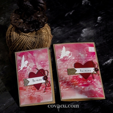 Thiệp Valentine handmade
