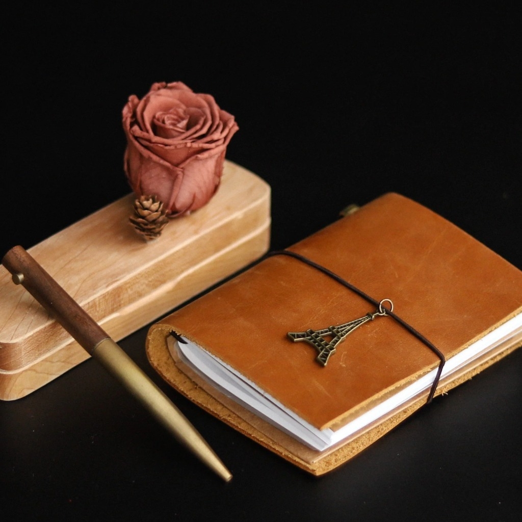 Sổ tay a6 bìa da - ví handmade đa năng Craft & More Vietnam |