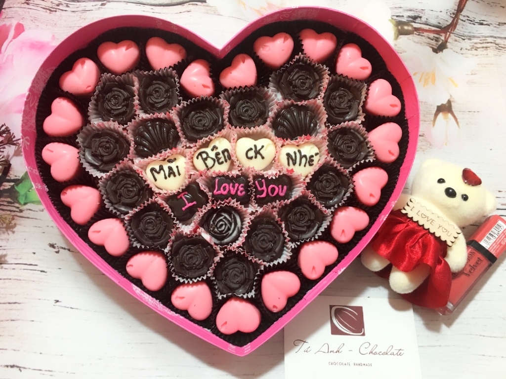 Thế giới socola valentine tình yêu