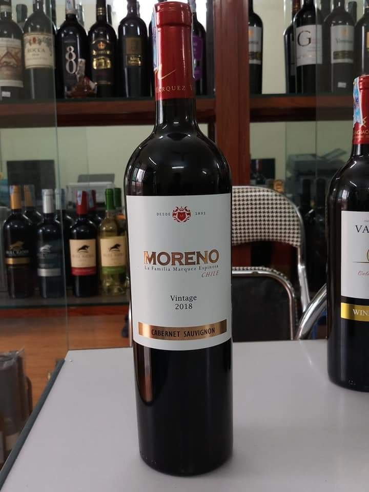 Vang Chile Moreno Cabernet Sauvignon-Ngọc Wine