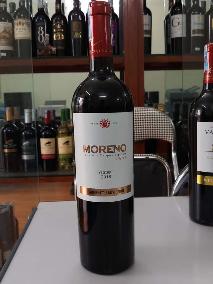 Káº¿t quáº£ hÃ¬nh áº£nh cho vang chile moreno cabernet sauvignon