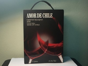 Vang Bịch Chile Amor De Chile (bịch 3 lít – 5 lít) Cabernet Sauvignon( giá tốt nhất hà nội)