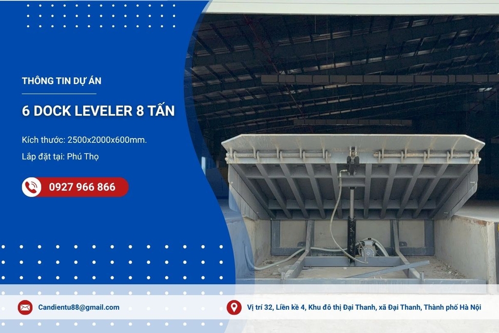 Thông Tin Cấu Hình Dự Án Lắp Đặt 6 Dock Tại Phú Thọ