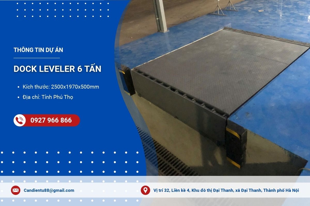 Dự Án Bàn Giao Dock Leveler 6 Tấn Tại KCN Thăng Long 3, Phú Thọ