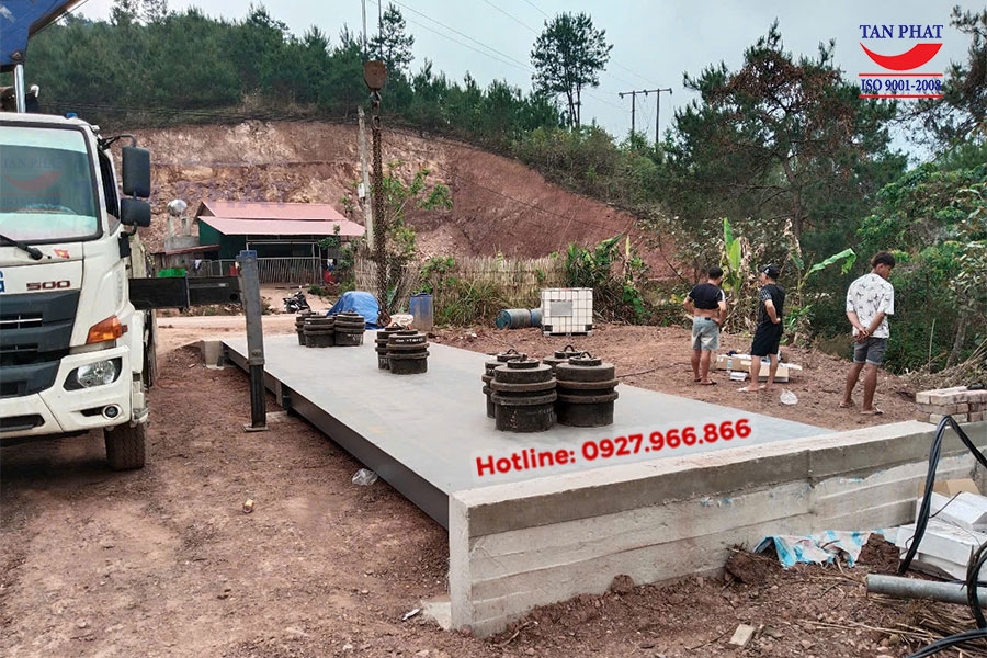 Dự án lắp đặt trạm cân ô tô điện tử 80 tấn tại Đình Lập, Lạng Sơn