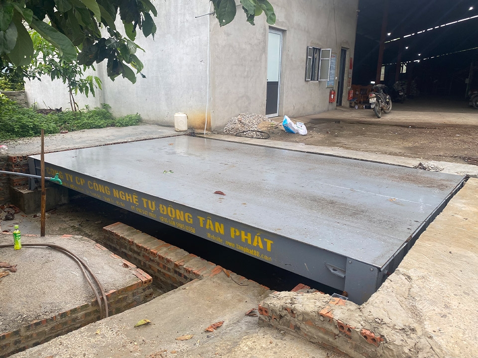Cân điện tử loại 20 tấn lắp đặt tại Hải Phòng