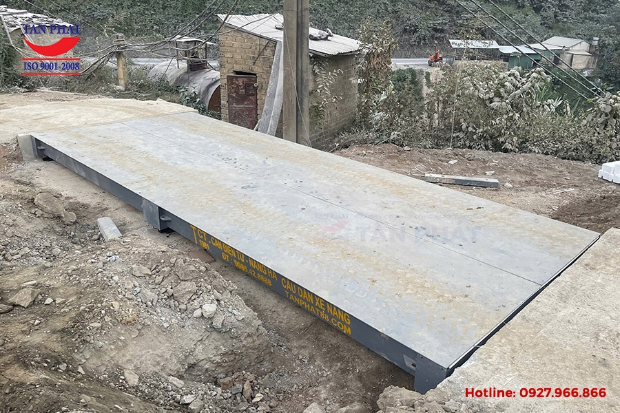Lắp đặt hoàn thiện trạm cân ô tô 40 tấn tại Cao Bằng