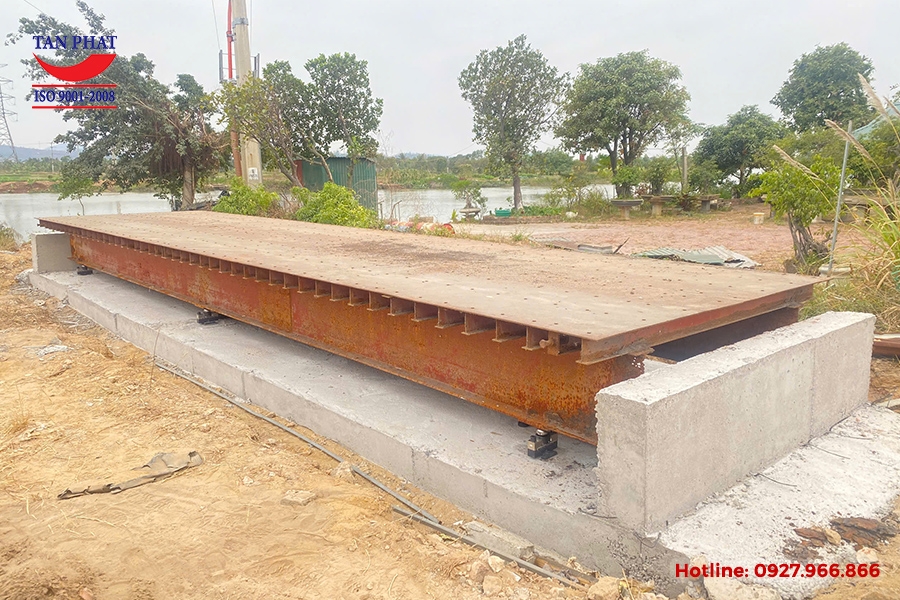 Lắp đặt thiết bị cân ô tô 80 tấn tại Hải Dương