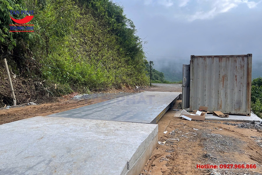 Dự án trạm cân ô tô 80 tấn lắp đặt tại huyện Mường Tè, Lai Châu
