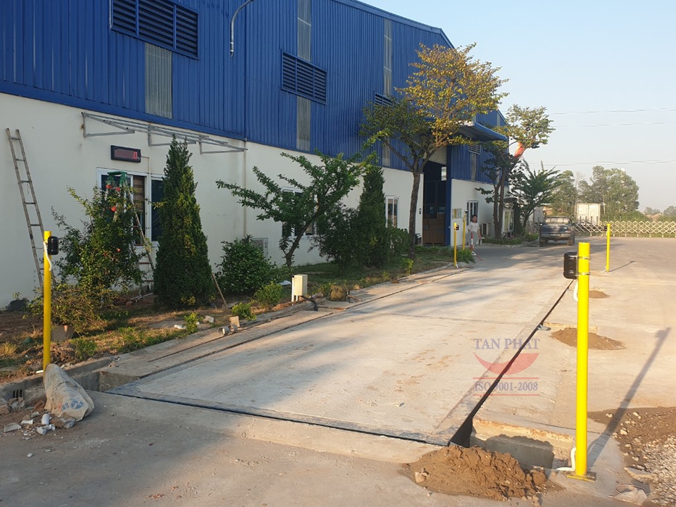 Cân ô tô bàn cân bê tông cốt thép